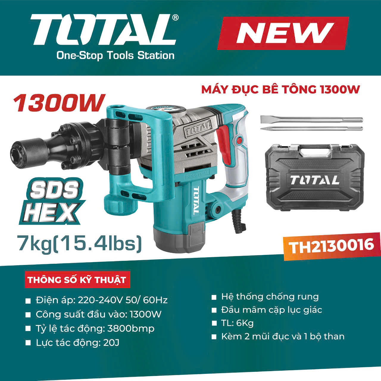 MÁY ĐỤC BÊ TÔNG 1300W