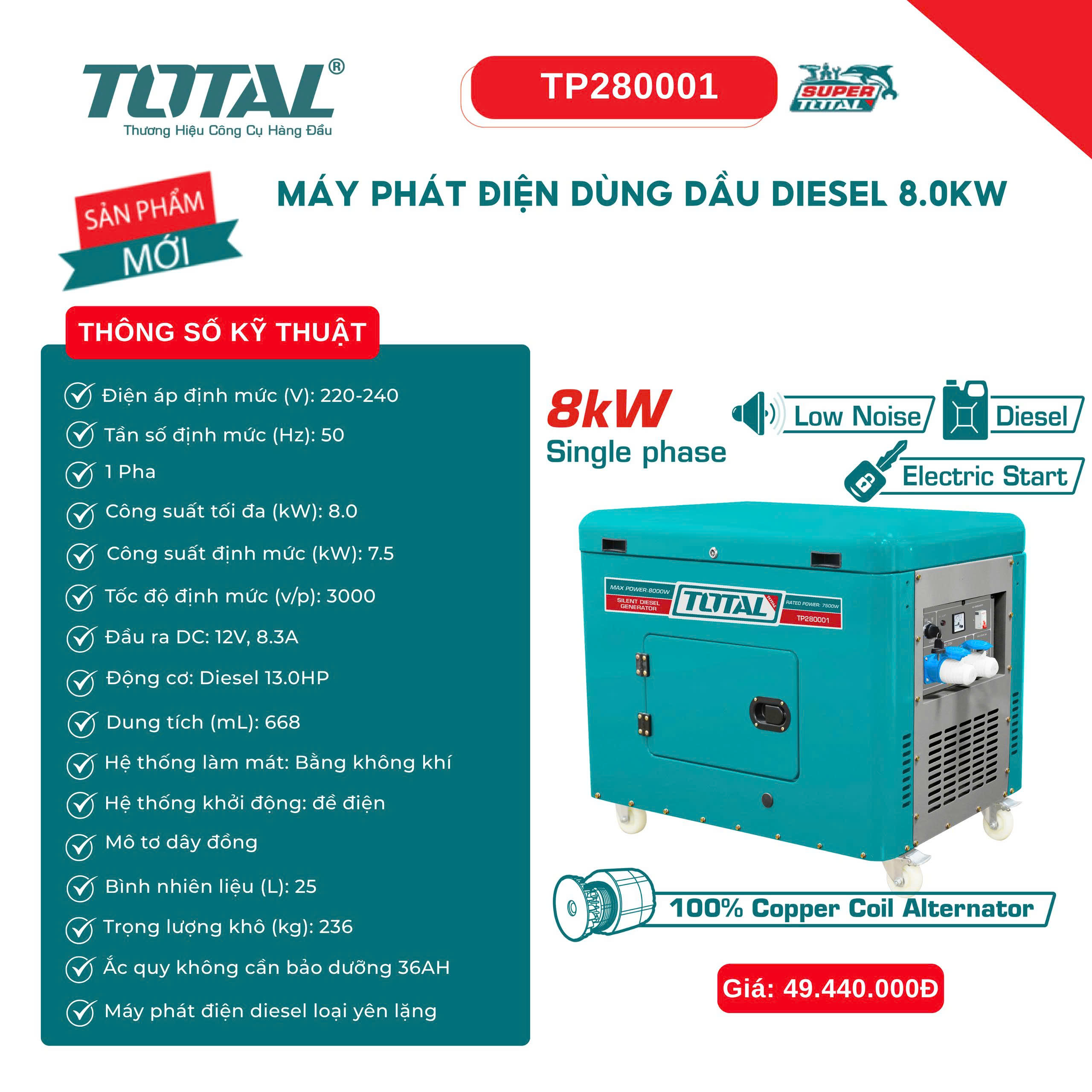MÁY PHÁT ĐIỆN DẦU 