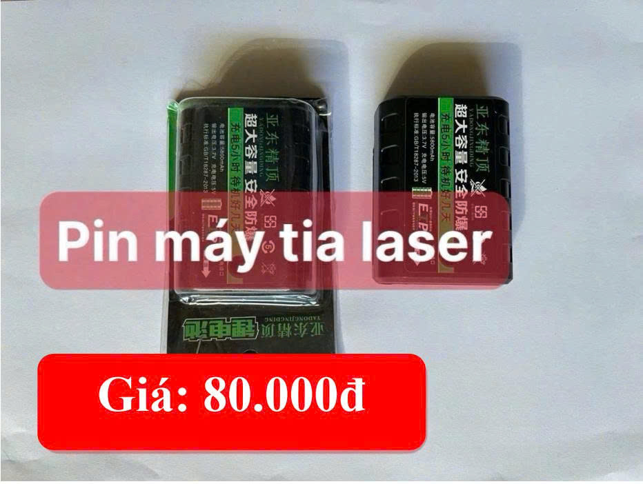 PIN MÁY BẮN TIA LASER